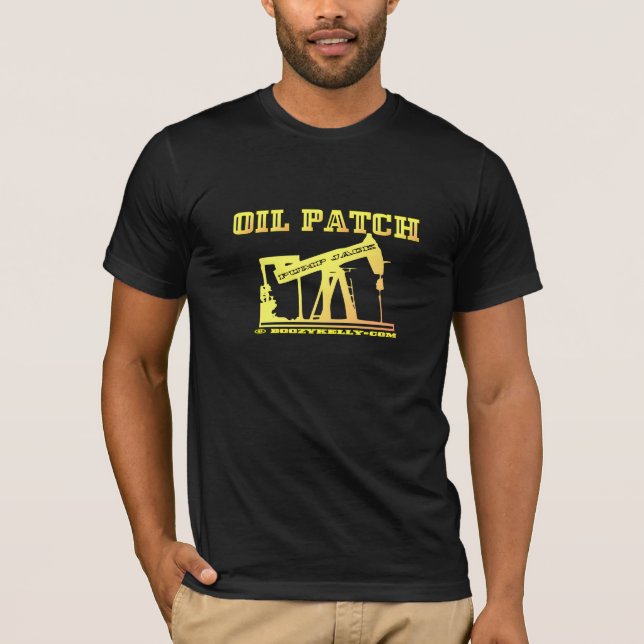 Oil Jack,Oil Field T-Shirt,Oil,Gas,Black Gold,Oil T-Shirt (Front)