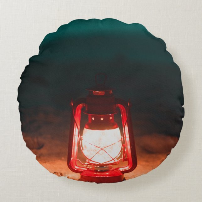 Oil lamp round cushion (Front)