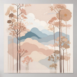 Oil mural poster