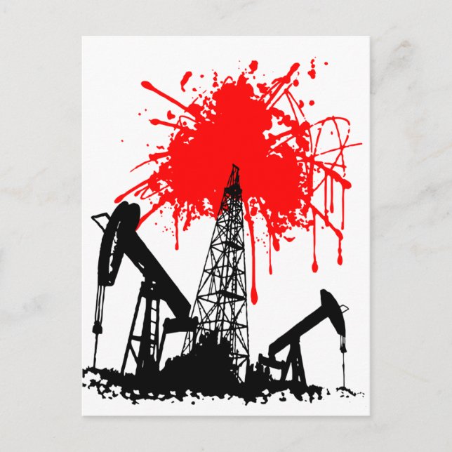 Oil of blood postcard (Front)