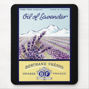 Oil of Lavender - Grasse France Mouse Pad