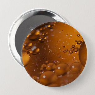 Oil on water 10 cm round badge