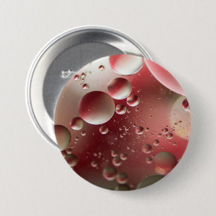 Oil on water 7.5 cm round badge