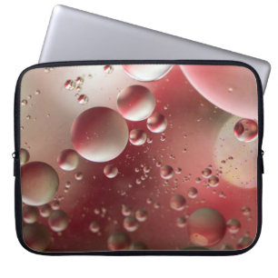 Oil on water laptop sleeve