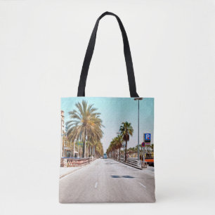Oil paint. Imitation. Illustration. Broad street a Tote Bag