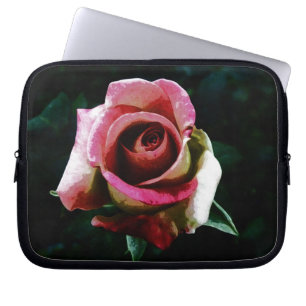 Oil Painted Rose Laptop Sleeve