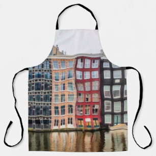Oil painting. Acrylic artwork. Watercolor drawing. Apron