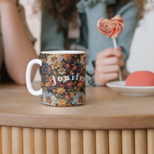 Oil Painting Bouquet of Wildflowers Coffee Mug