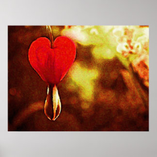 Oil Painting : Nature's Heart Poster
