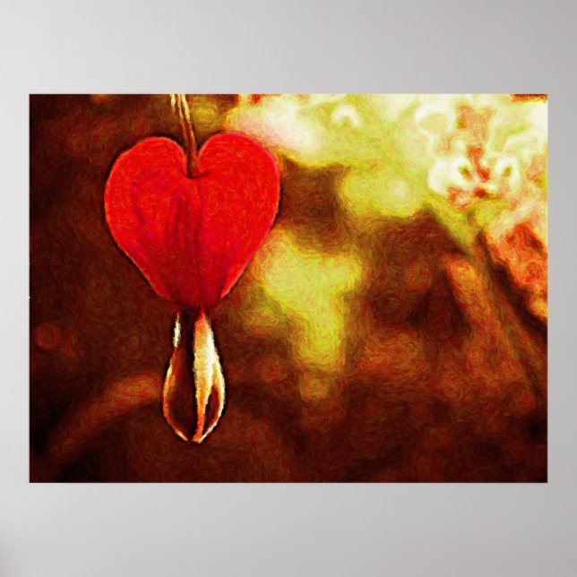 Oil Painting : Nature's Heart Poster (Front)