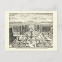 Oil Painting of Fountains at Garden of Versailles