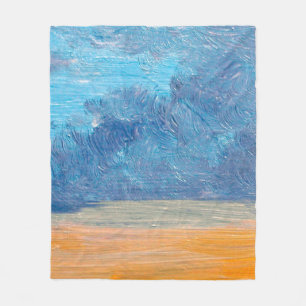 Oil paintings landscape. Fine art. abstract,art,ba Fleece Blanket