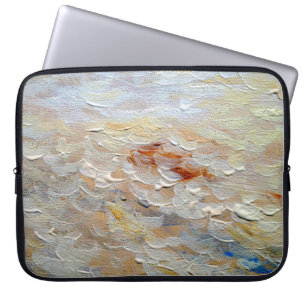 Oil paintings texture, fine artbackground,abstract laptop sleeve