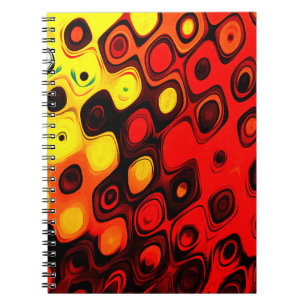 Oil pastel drawing. Abstract colour background. Fi Notebook