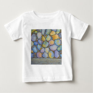Oil Pastel River Rock and Pebbles Baby T-Shirt