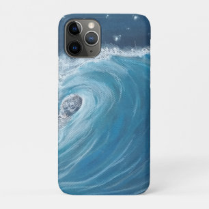 Oil pastel wave for phone case