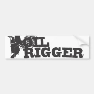 Oil Platform Bumper Sticker