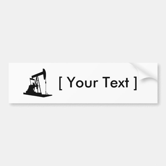 Oil Pump Bumper Sticker (Front)