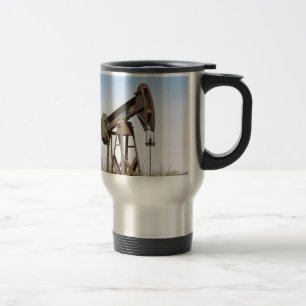 Oil Pumping Rig Travel Mug