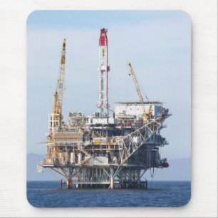 Oil Rig Mouse Pad