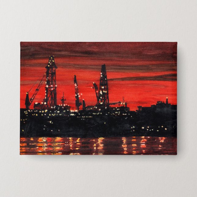 Oil Rigs at Night (Front)