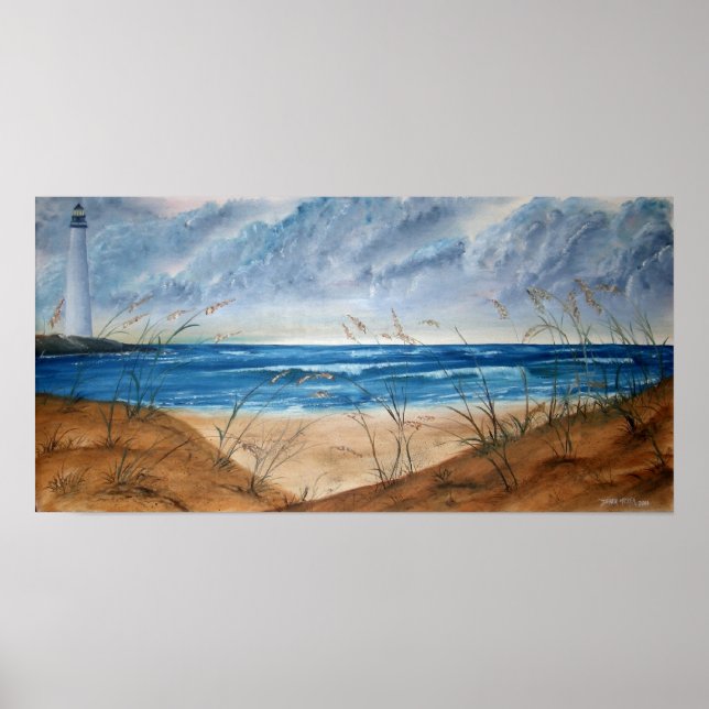 oil seascape poster (Front)