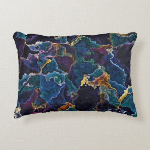 Oil Slick Accent Pillow