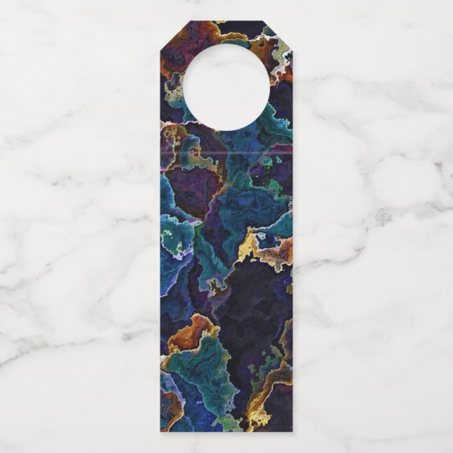 Oil Slick  Bottle Tag (Front)