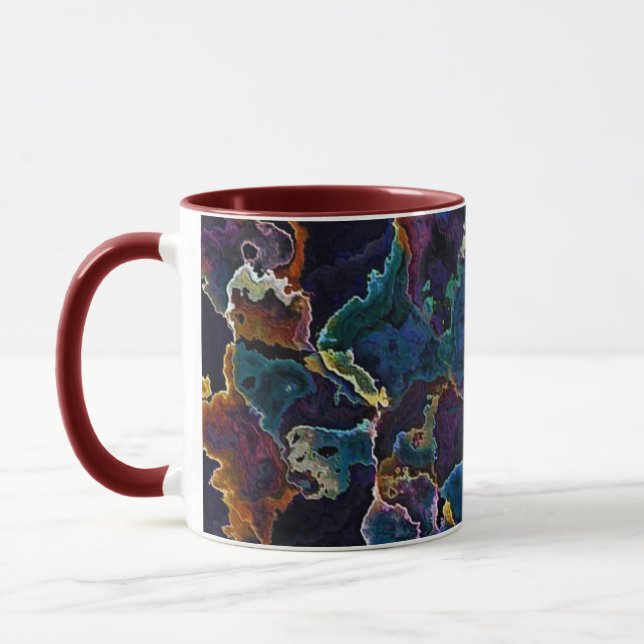 Oil Slick  Coffee Mug (Left)