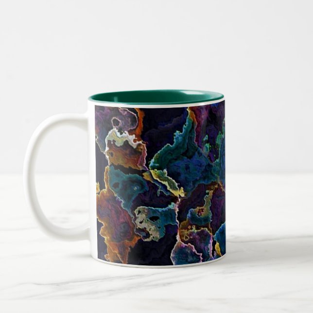 Oil Slick  Coffee Mug (Left)