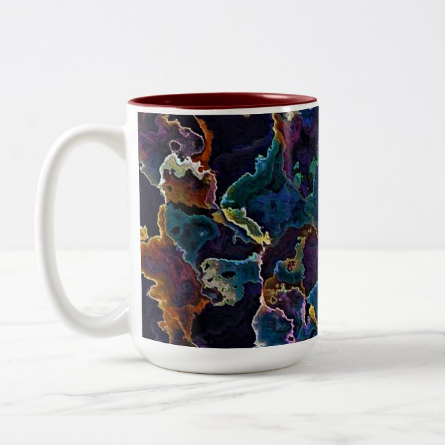 Oil Slick  Coffee Mug (Left)