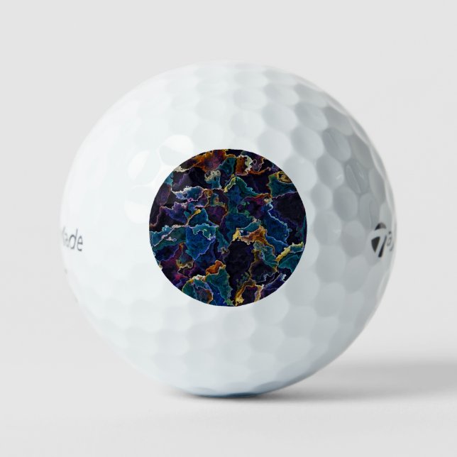 Oil Slick  Golf Balls (Front)