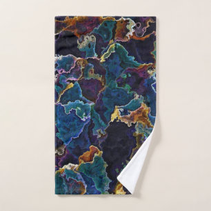 Oil Slick Hand Towel