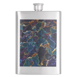 Oil Slick Hip Flask