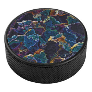 Oil Slick  Hockey Puck