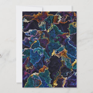 Oil Slick  Holiday Card
