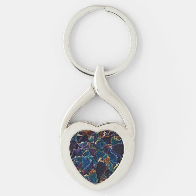Oil Slick  Key Ring (Front)