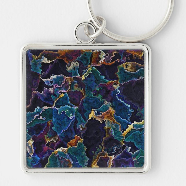 Oil Slick  Keychain (Front)