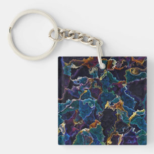 Oil Slick  Keychain