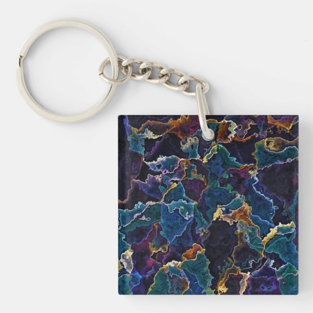 Oil Slick  Keychain (Front)