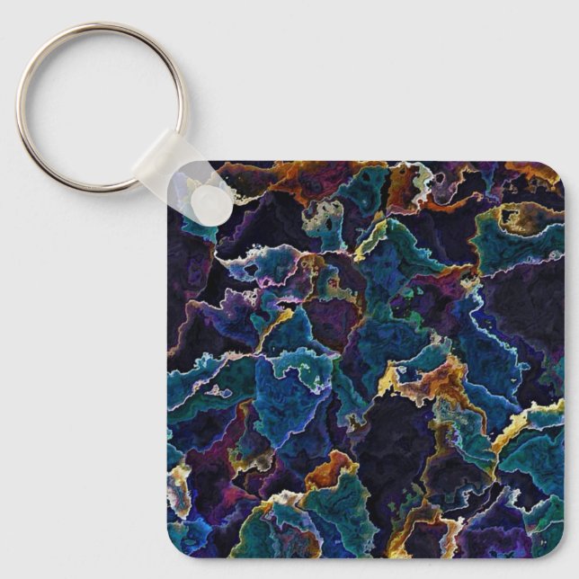 Oil Slick  Keychain (Front)