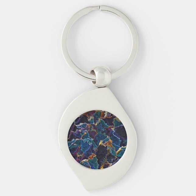 Oil Slick  Keychain (Front)