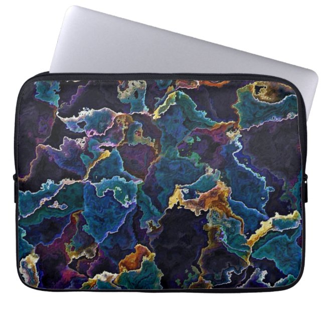 Oil Slick  Laptop Sleeve (Front)