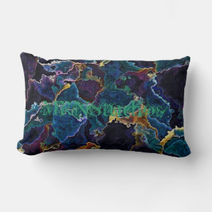 Oil Slick   Lumbar Cushion