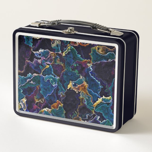 Oil Slick  Metal Lunch Box (Front)