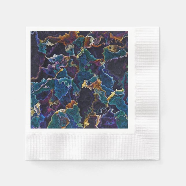 Oil Slick  Napkins (Front)