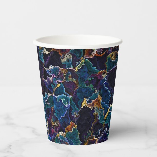 Oil Slick  Paper Cups (Front)