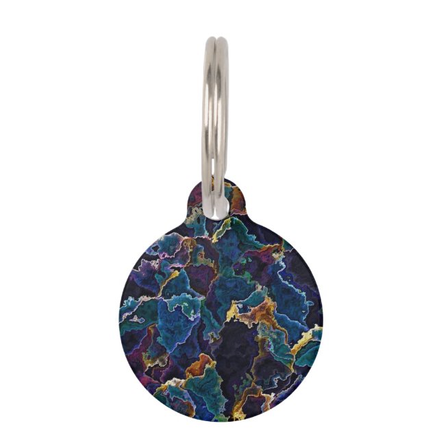 Oil Slick  Pet Tag (Front)