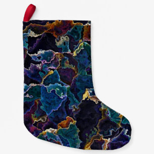 Oil Slick Small Christmas Stocking