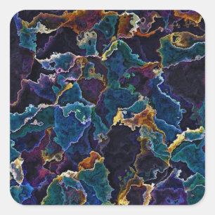 Oil Slick   Square Sticker